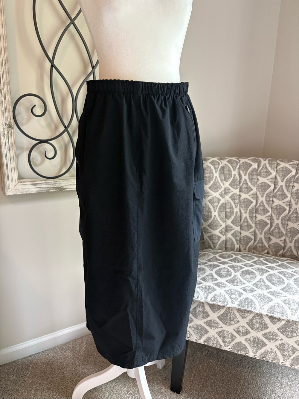 Title Nine Black Maxi Skirt with Elastic Waist